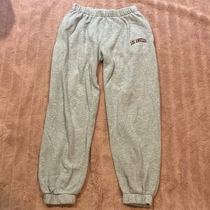 Brandy Melville Los Angeles grey sweatpants (size OS)